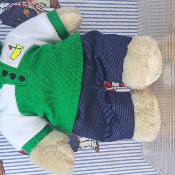2016 Augusta Master's Golf 10' brown preppy golfing teddy bear - Picture 5 of 8